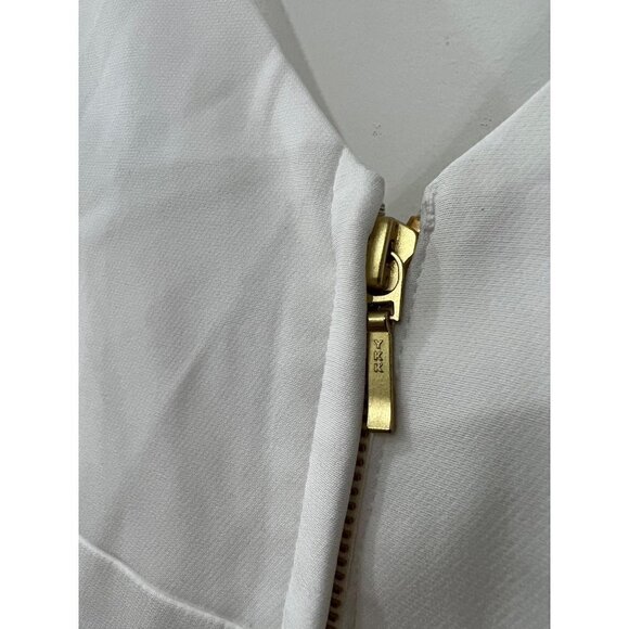 NWOT w/Defect IEENA FOR MAC DUGGAL Size 6 Empire Waist Ballgown White MSRP$398 - Picture 11 of 16